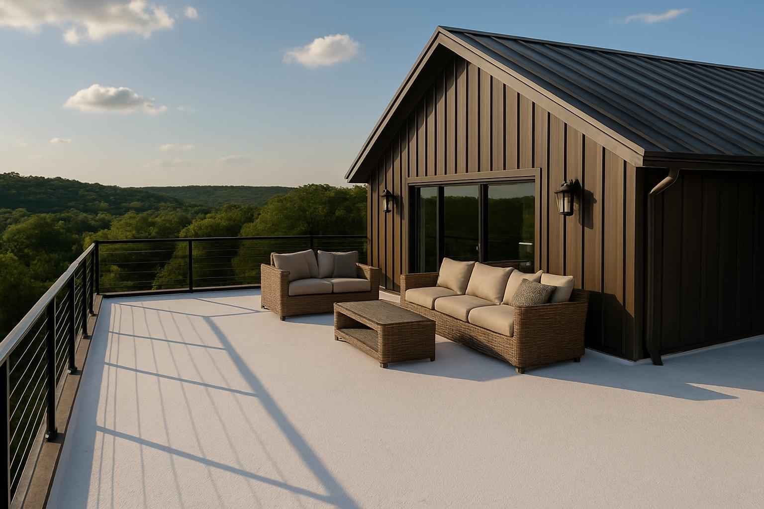 Barndominium Roof Deck Foam in Pipe Creek TX