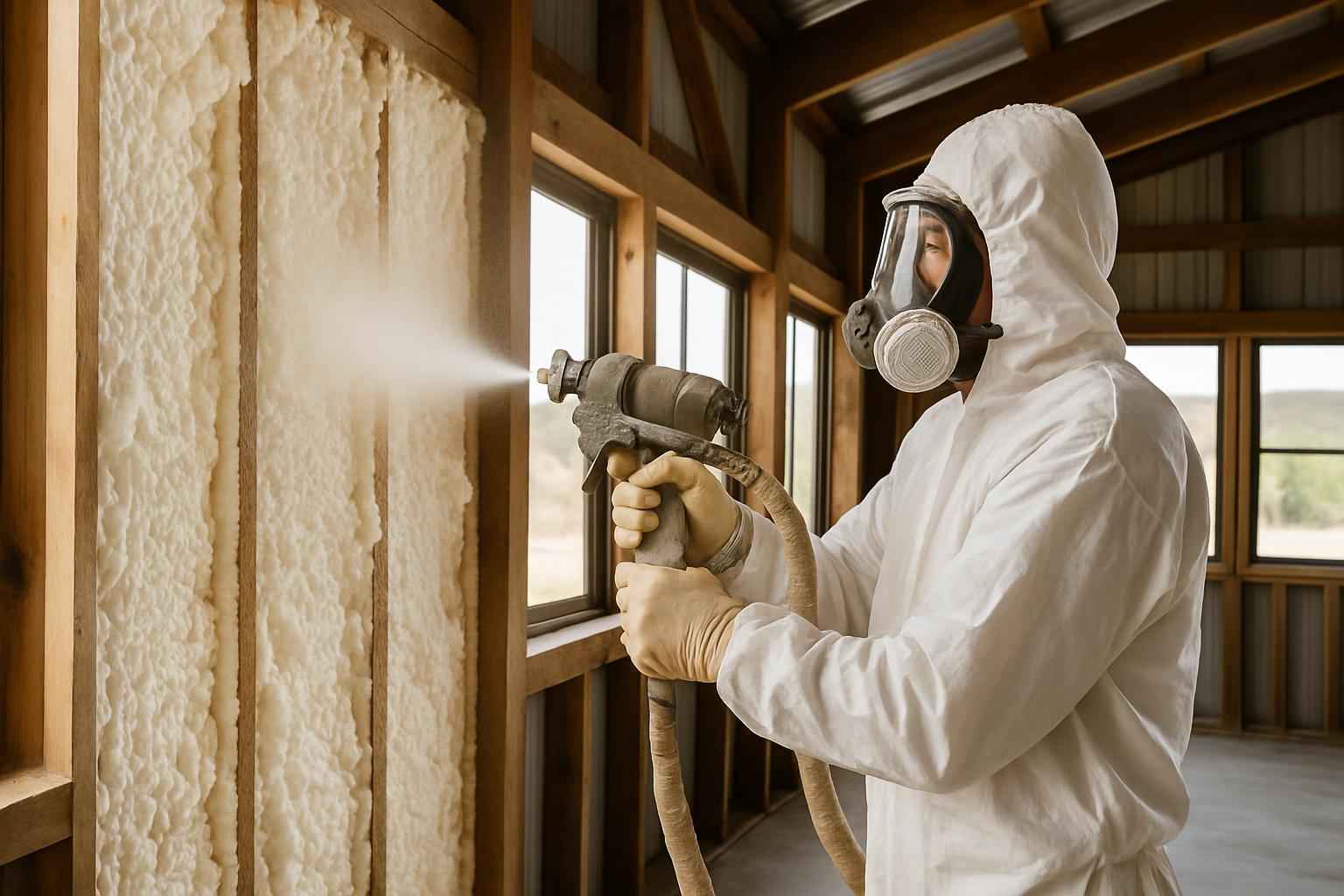 Barndominium Wall Insulation Service in Fischer TX