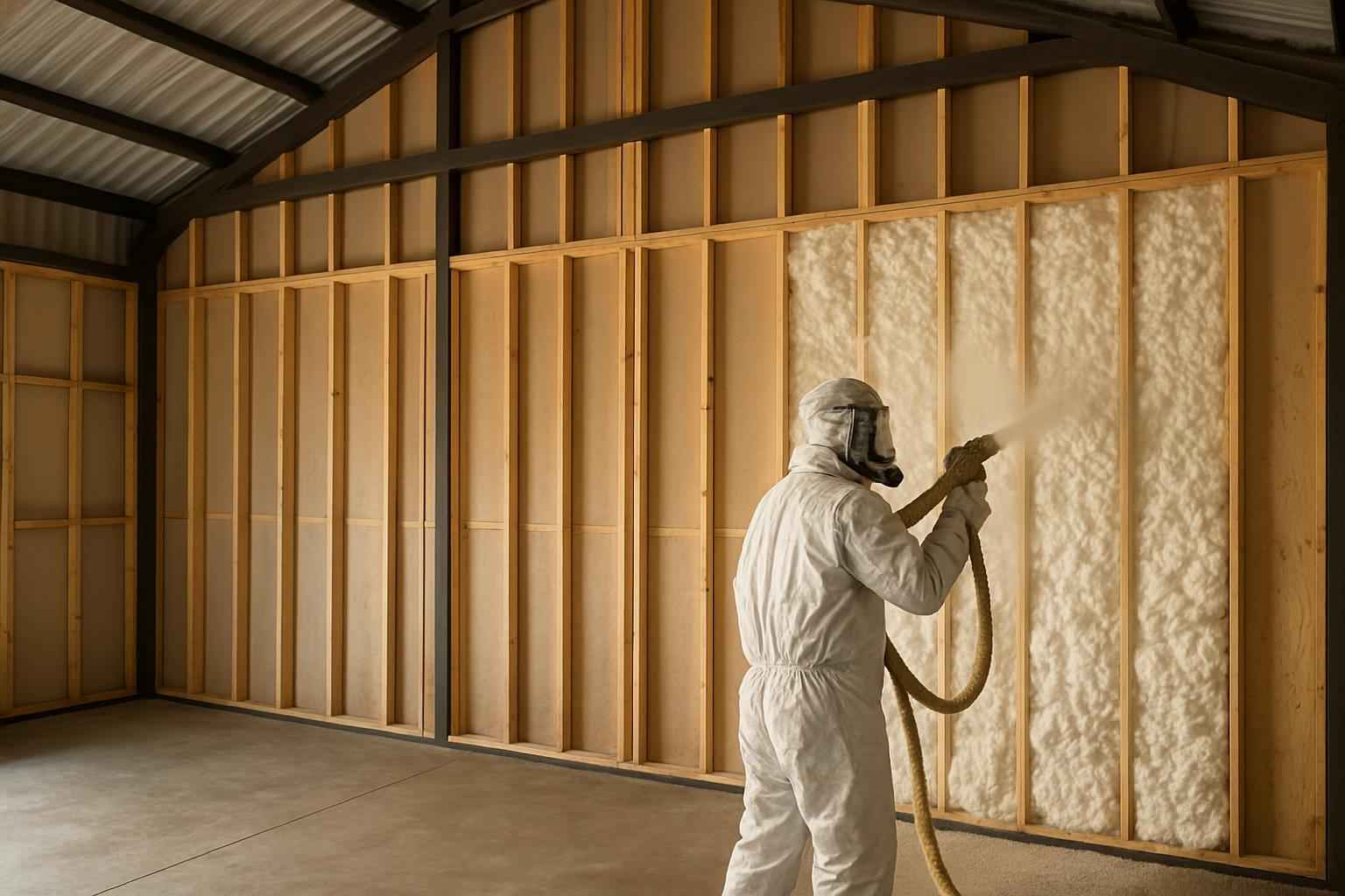 Barndominium Wall Insulation Service in Marble Falls TX