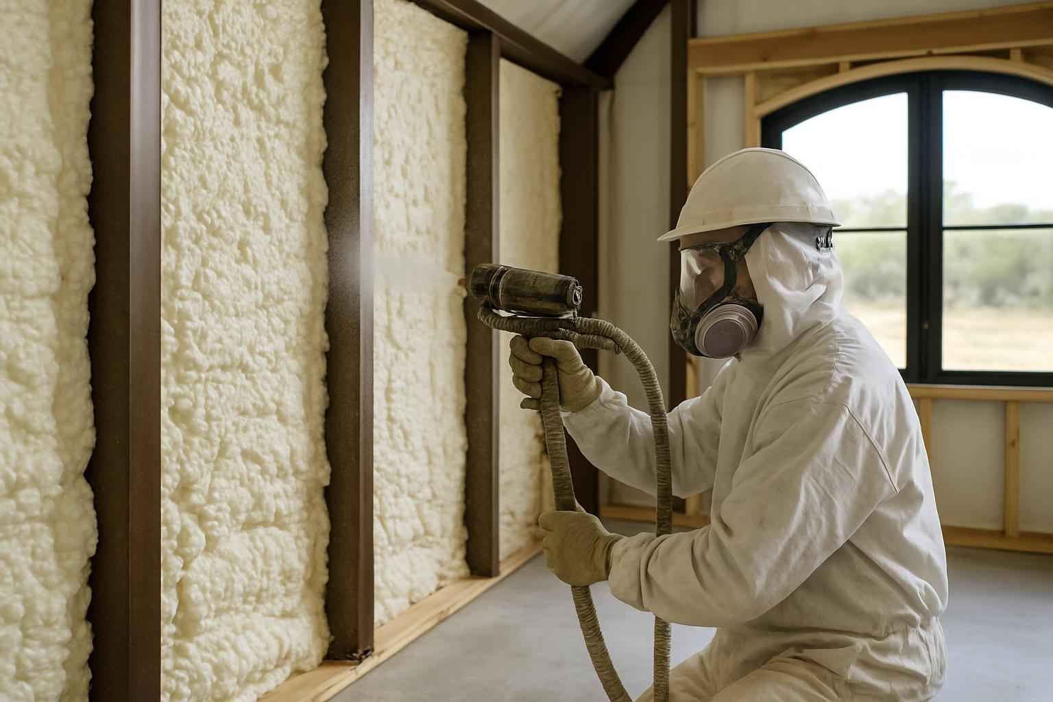 Barndominium Wall Insulation Service in Medina TX