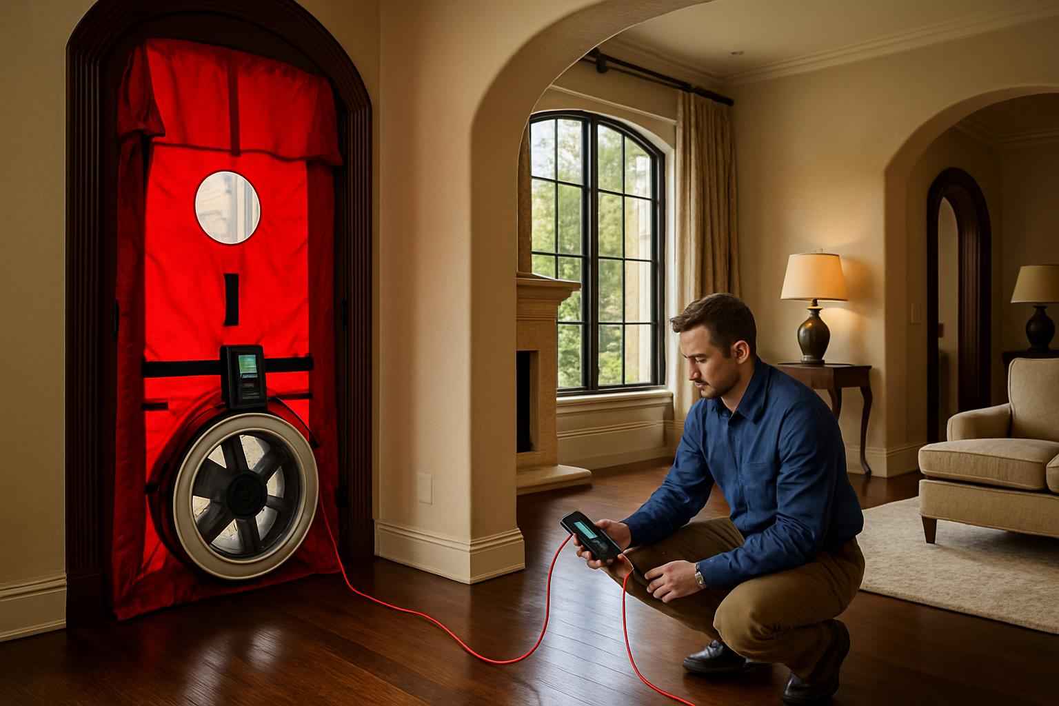 Blower Door Leak Seal Service in Marble Falls TX