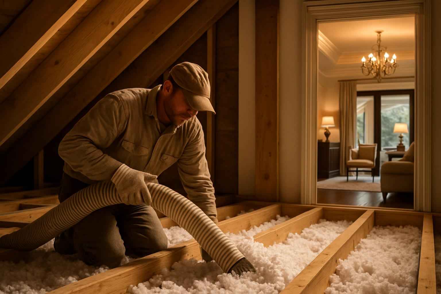 Blown Insulation Removal in Cottonwood Shores TX