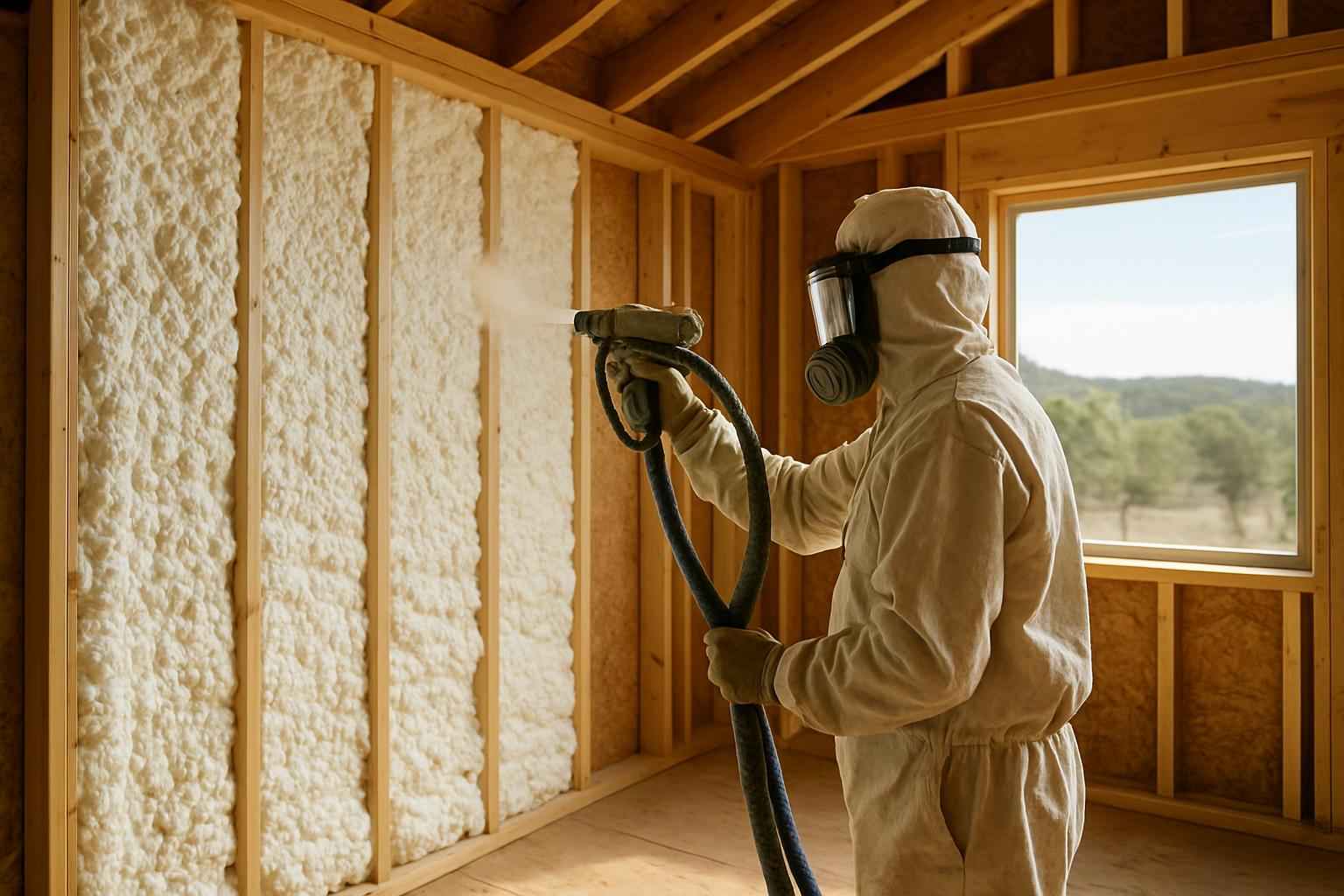 Builder Package Foam Installer in Marble Falls TX