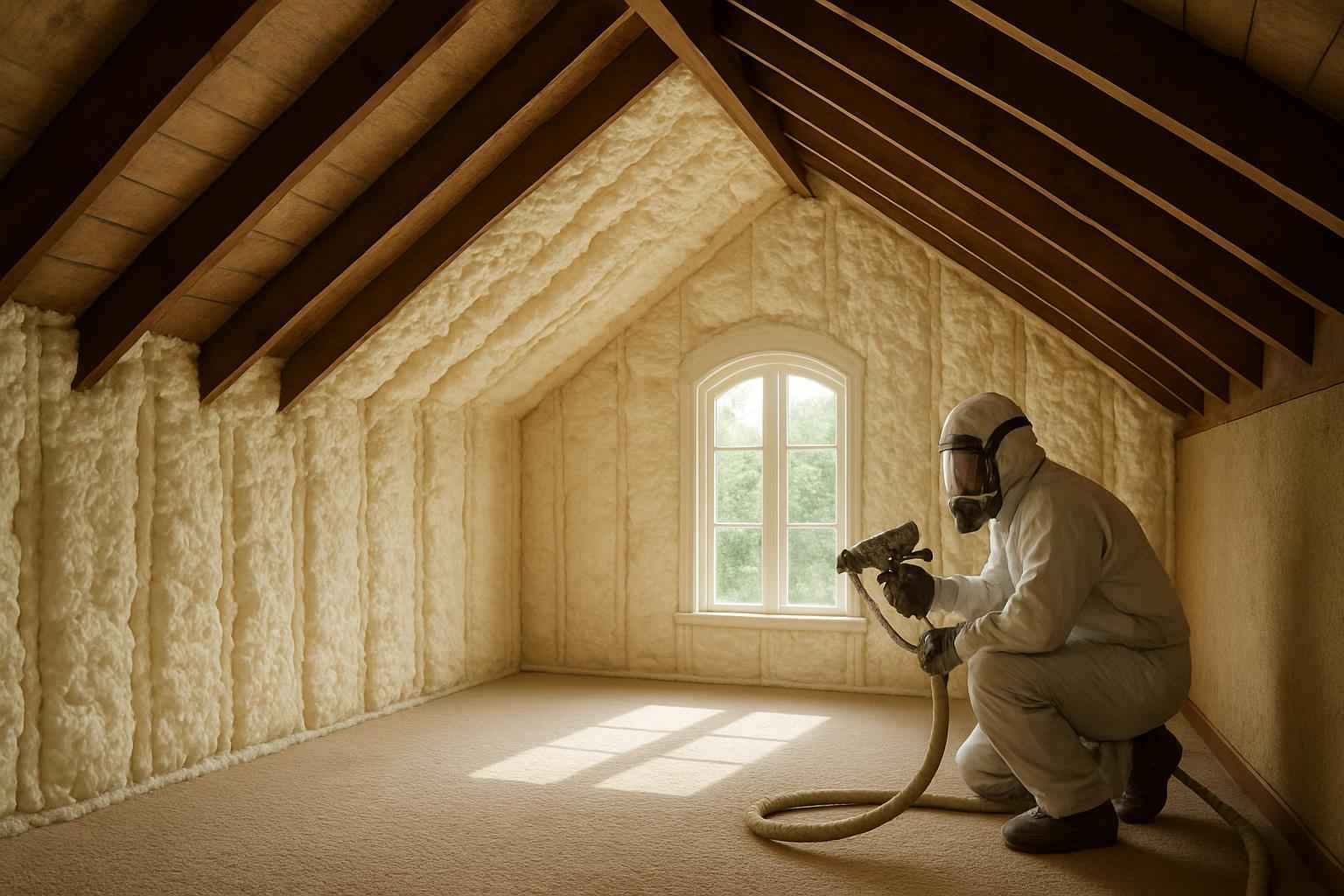 Closed Cell Attic Insulation in Fischer TX