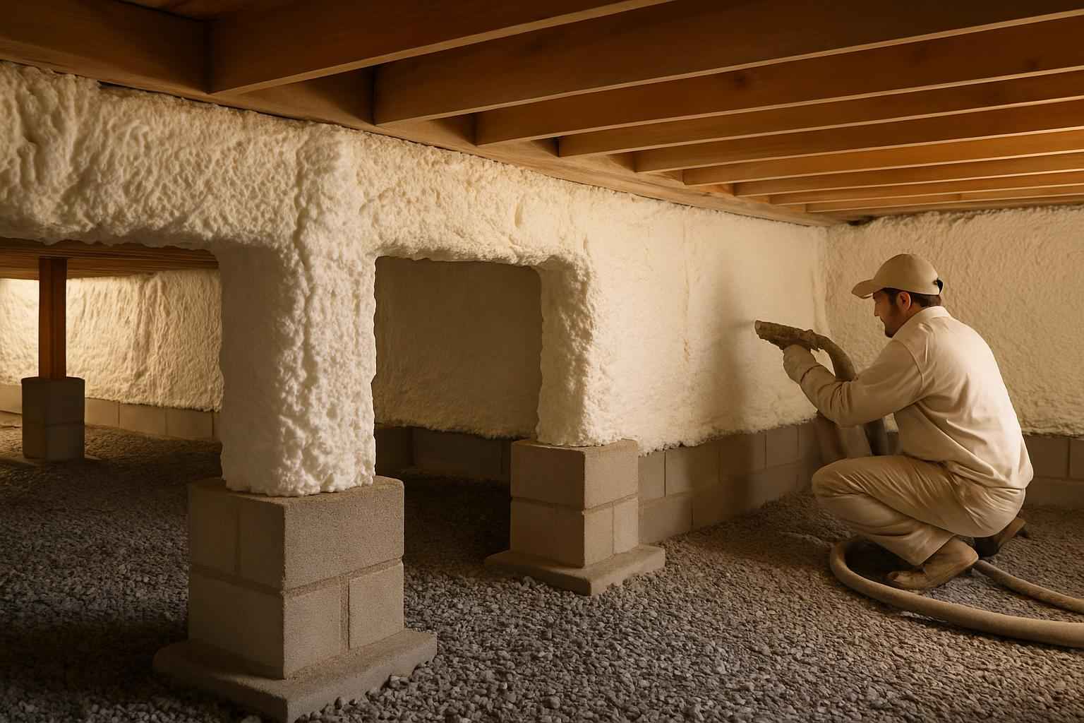 Closed Cell Crawl Space Insulation in Fischer TX