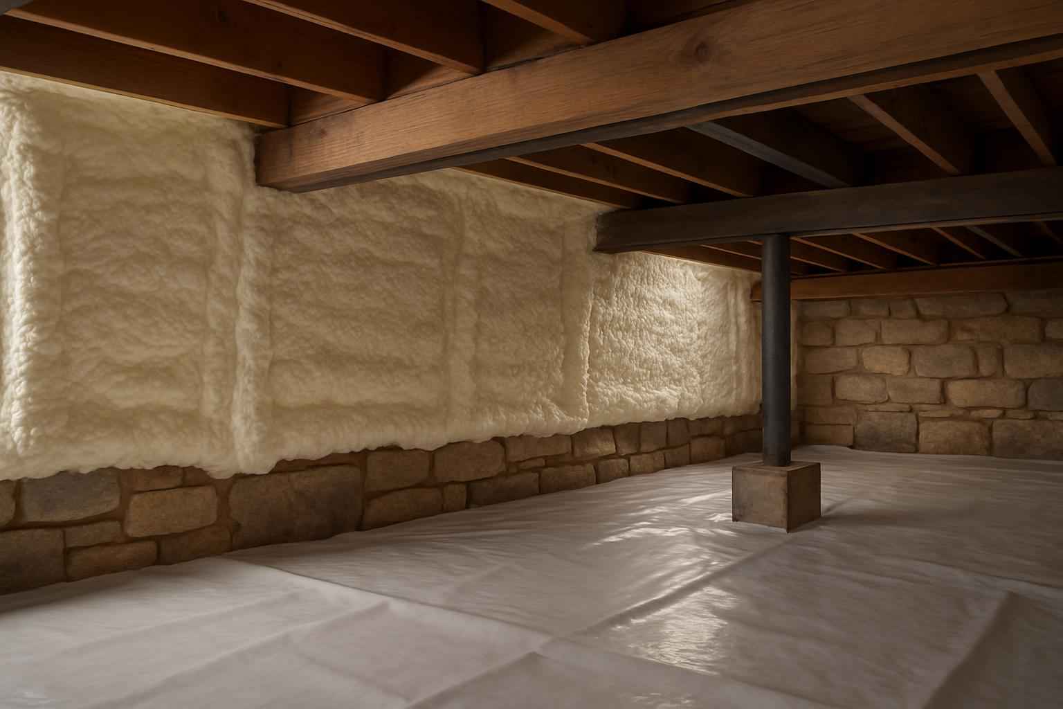 Closed Cell Crawl Space Insulation in Marble Falls TX