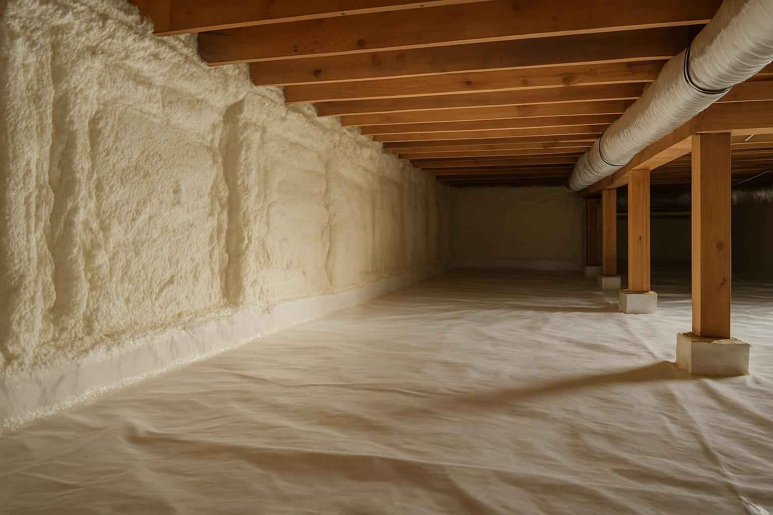 Closed Cell Crawl Space Insulation in Pipe Creek TX