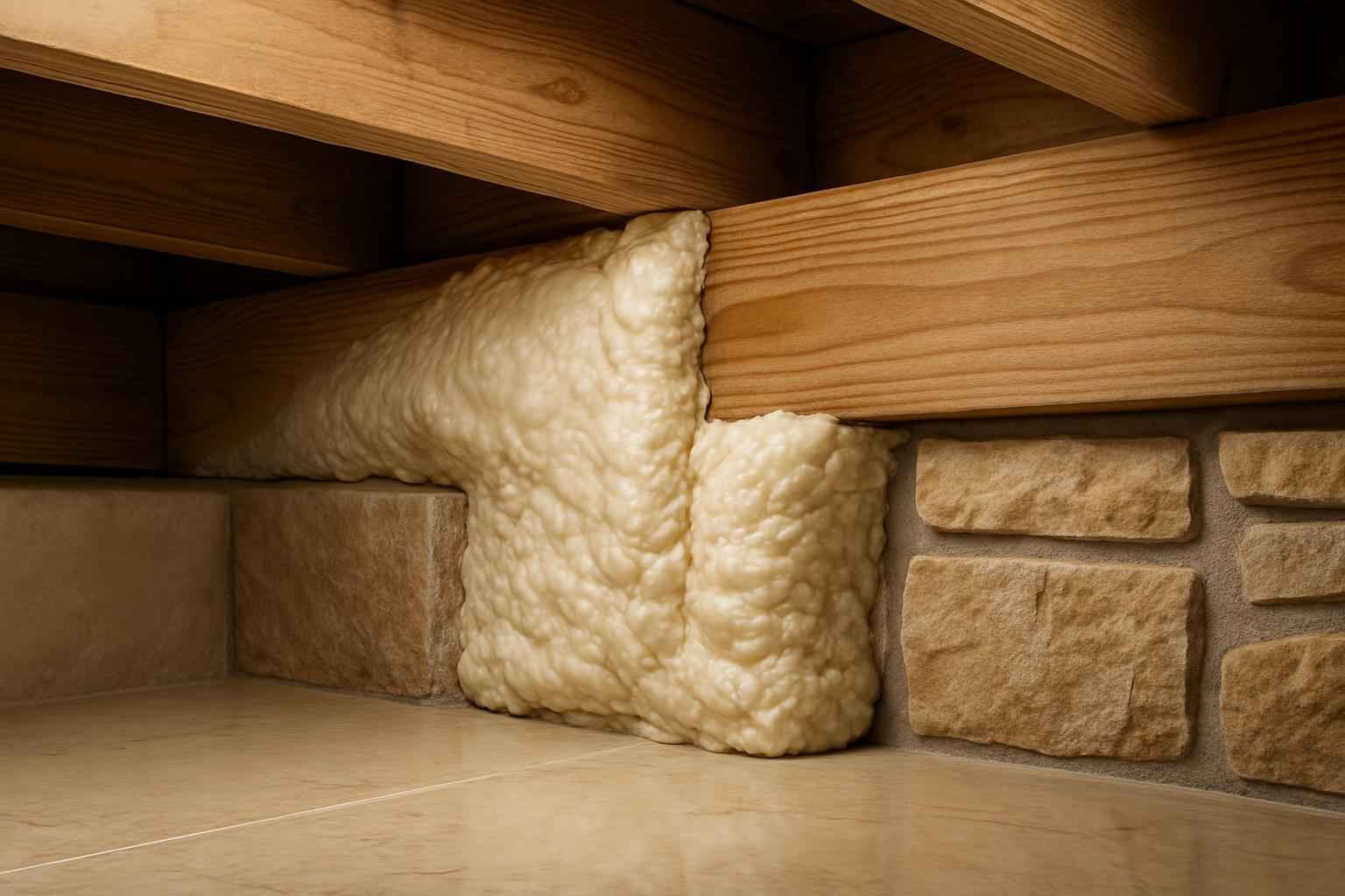 Closed Cell Rim Joist Sealing in Marble Falls TX