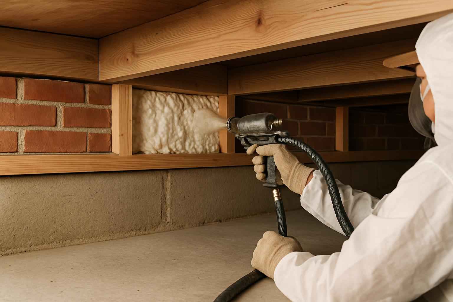 Closed Cell Rim Joist Sealing in Mason TX