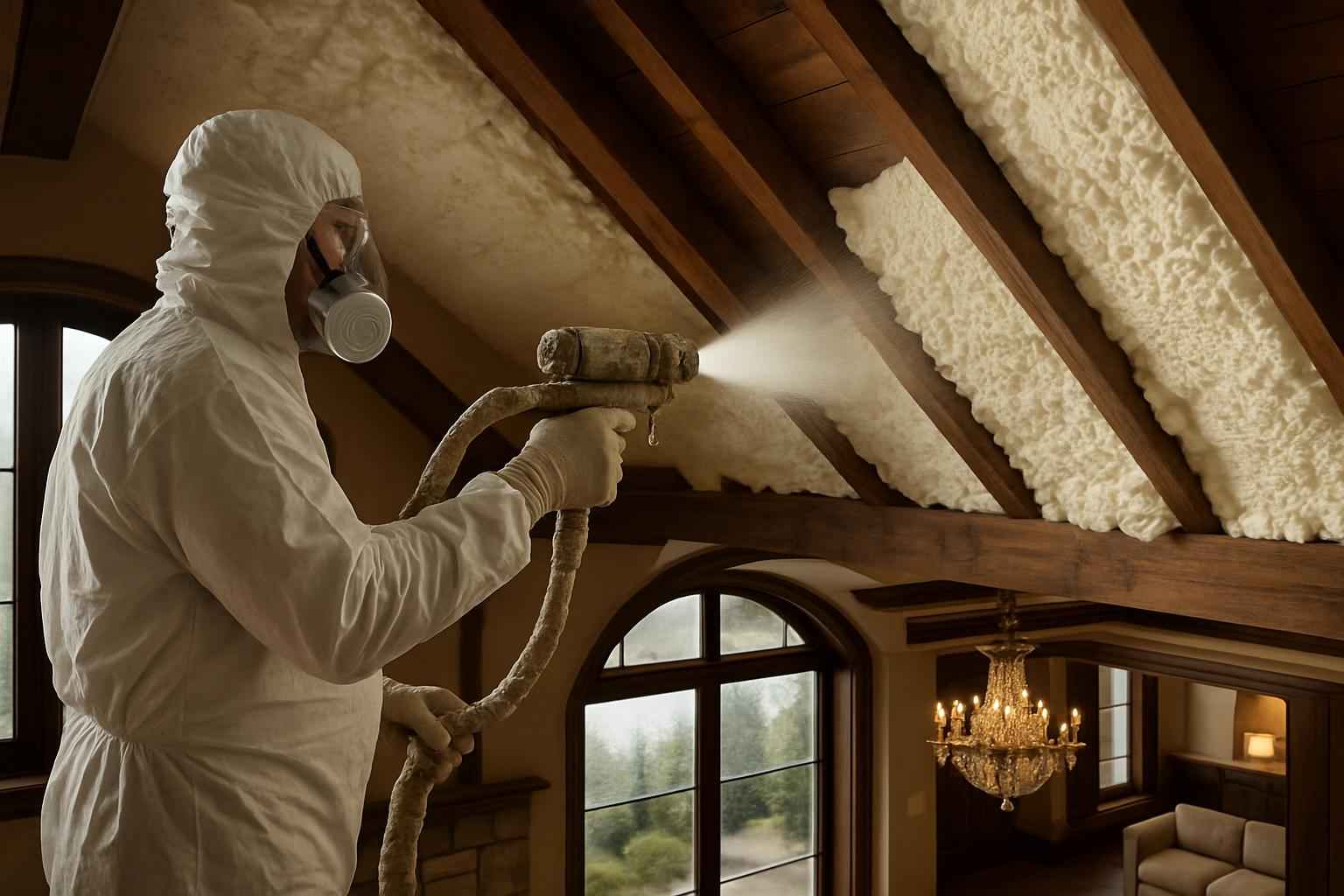 Condensation Control Spray Foam in Marble Falls TX