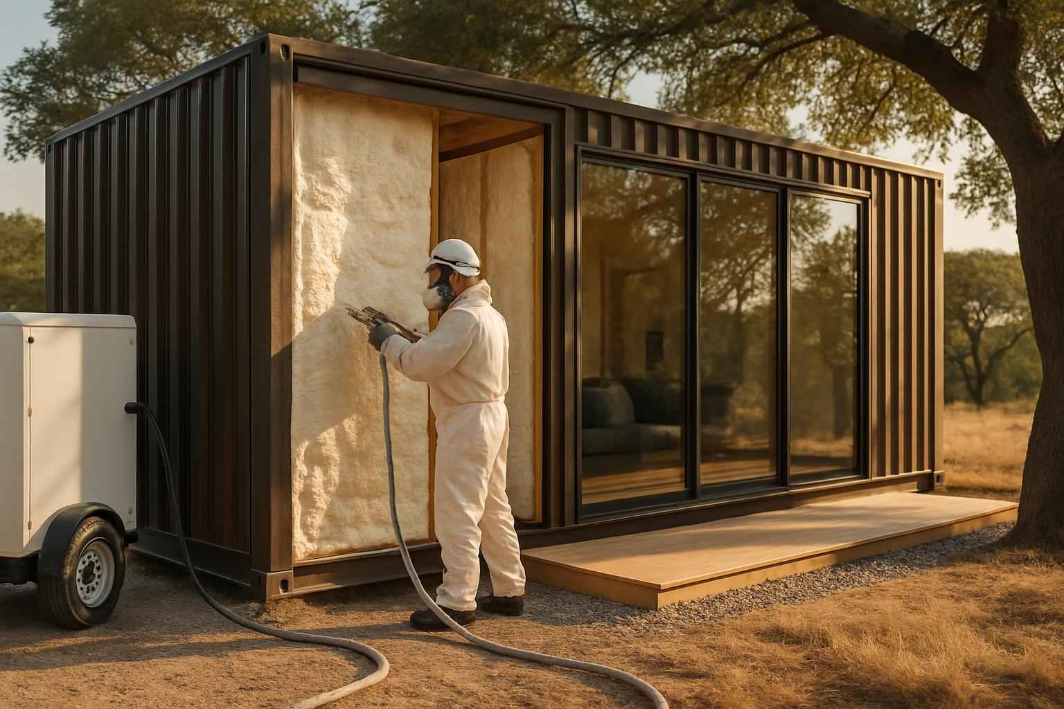 Container Home Insulation Company in Burnet TX