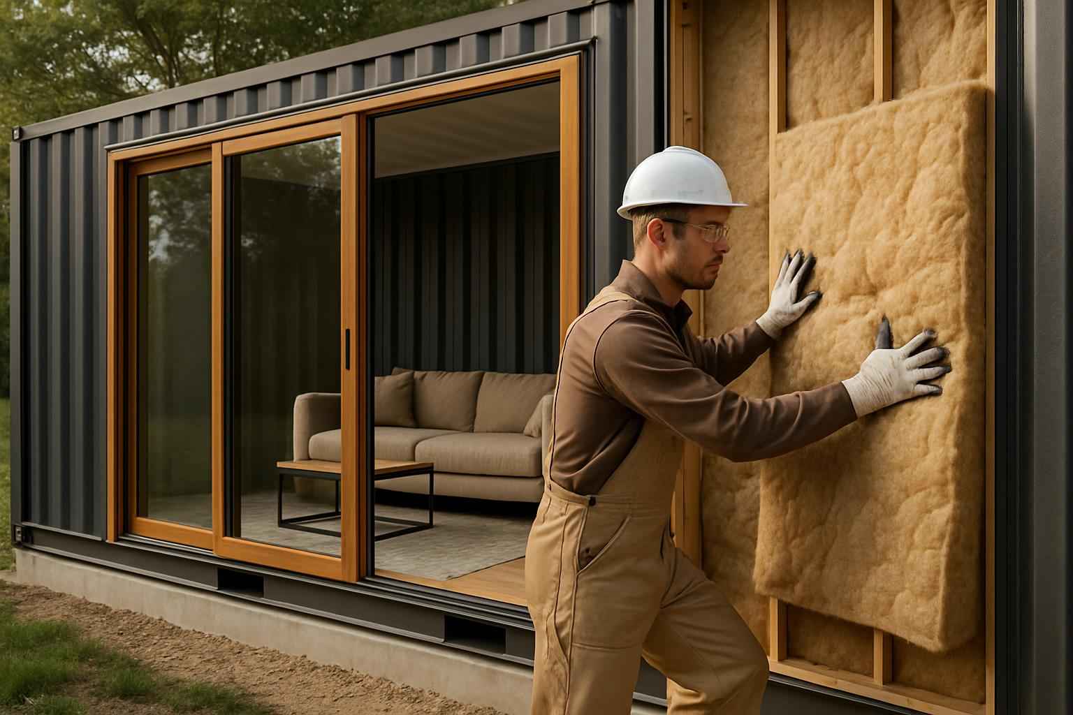 Container Home Insulation Company in Mason TX