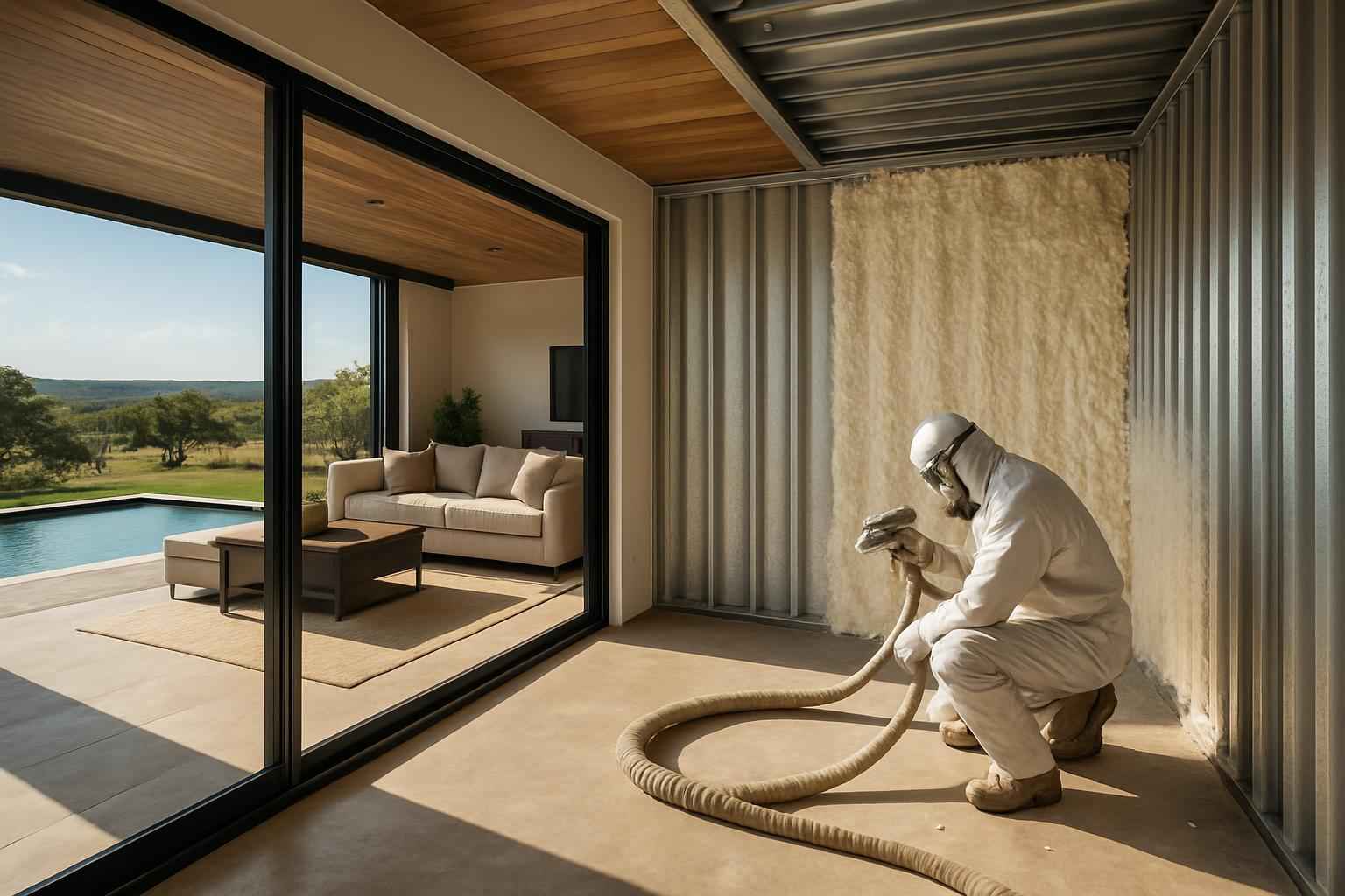 Container Home Insulation Company in Medina TX