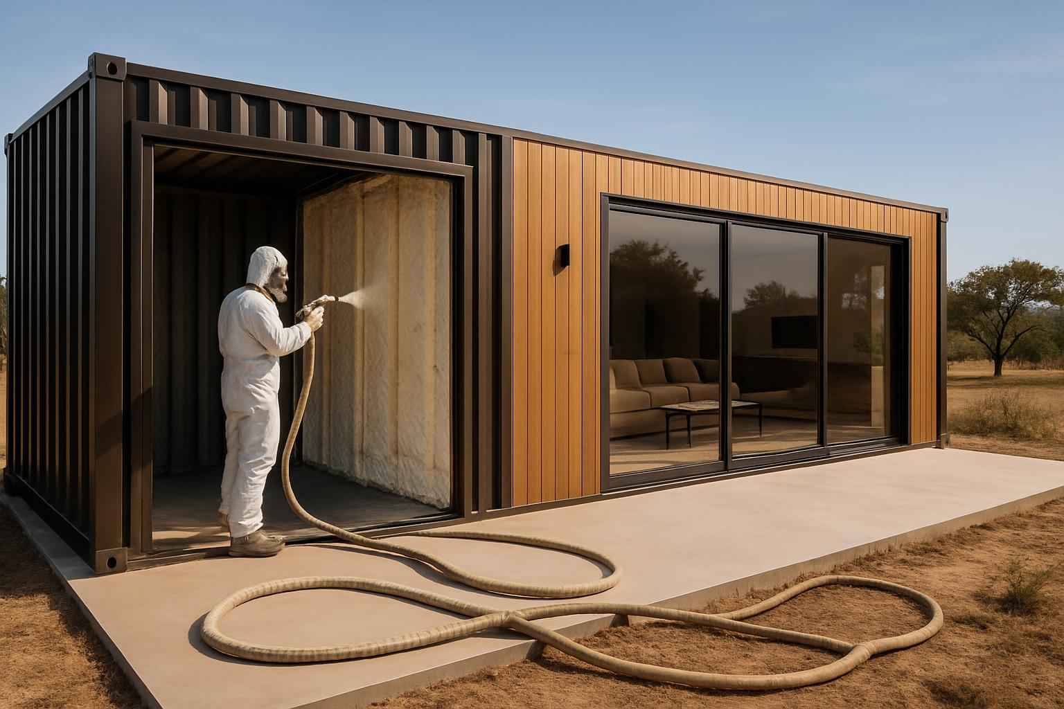 Container Home Insulation Company In Pontotoc TX