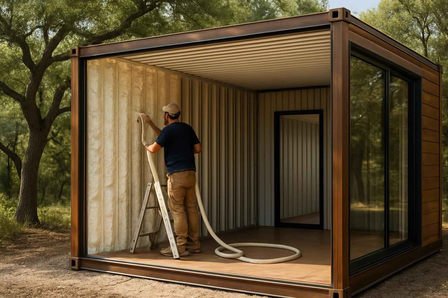 Container Foam Insulation Repair