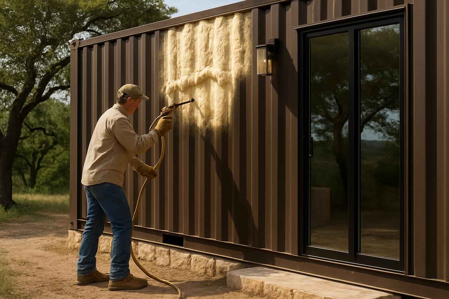 Container Insulation Repair in Marble Falls TX