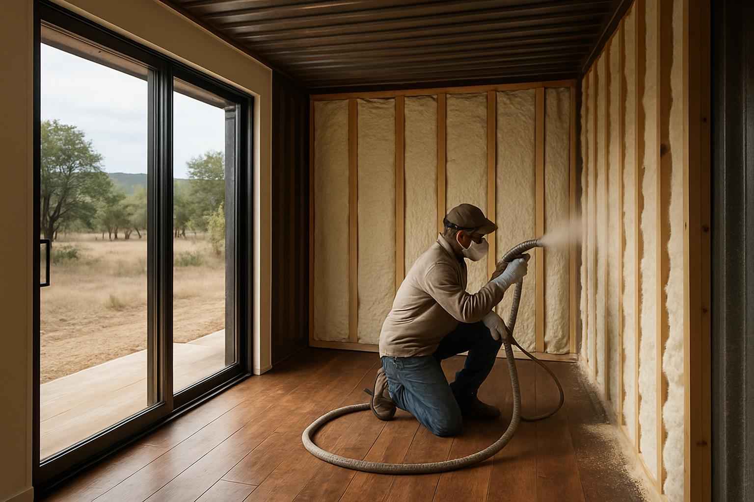 Container Insulation Repair in Mason TX