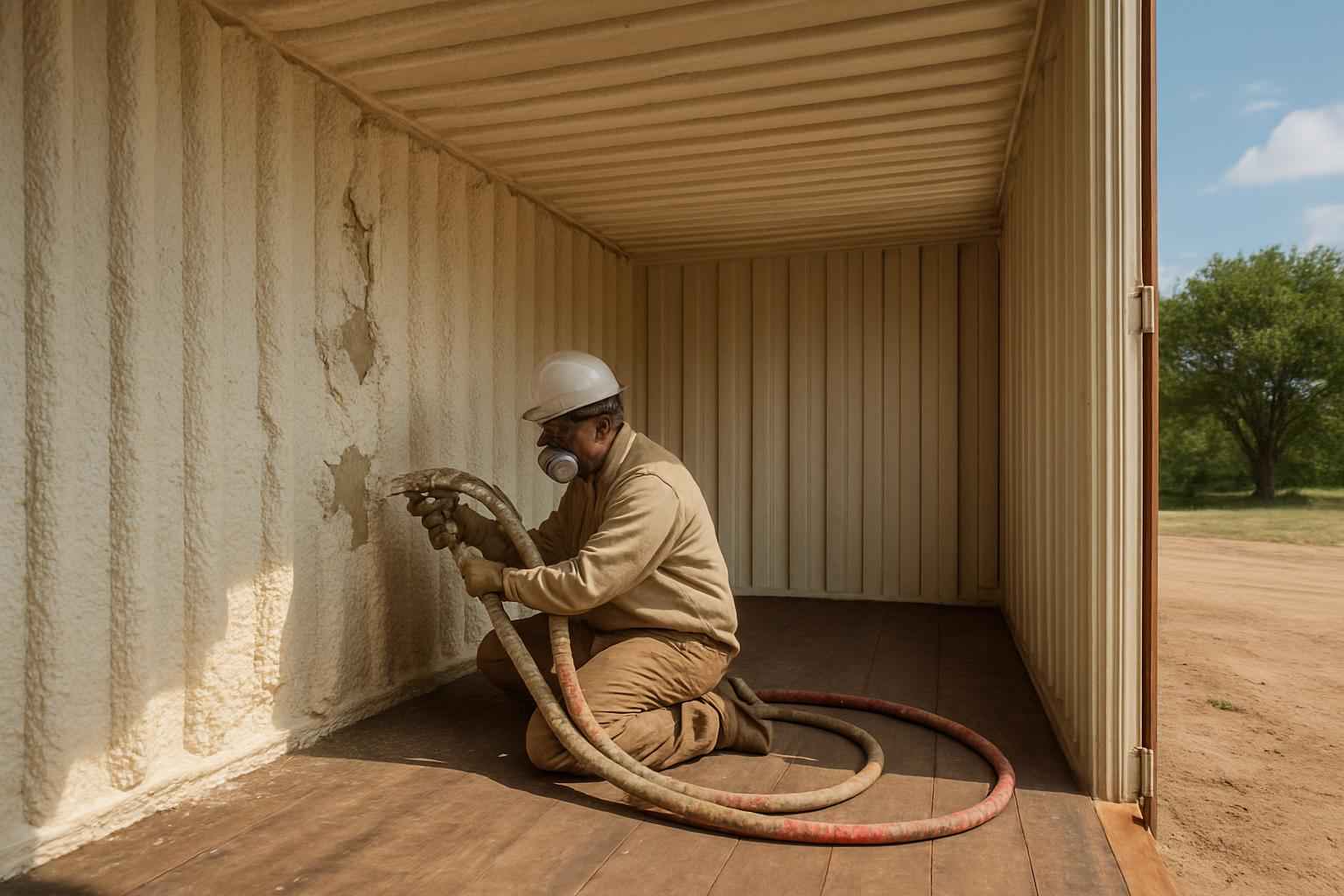 Container Insulation Repair in Medina TX