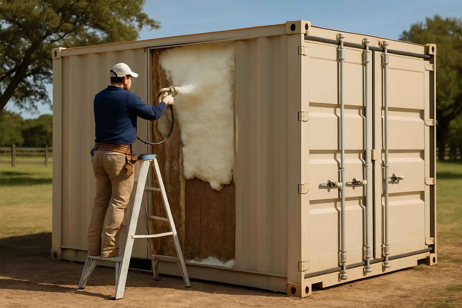 Container Insulation Repair in Pipe Creek TX
