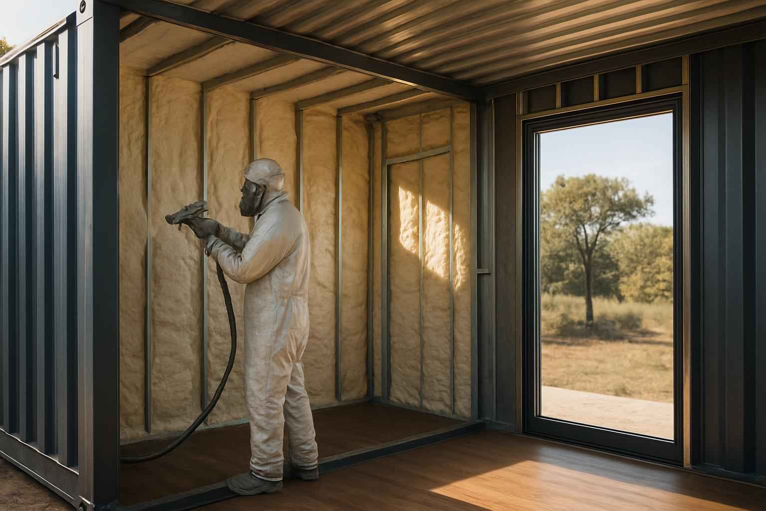 Container Retrofit Insulation In Pontotoc TX