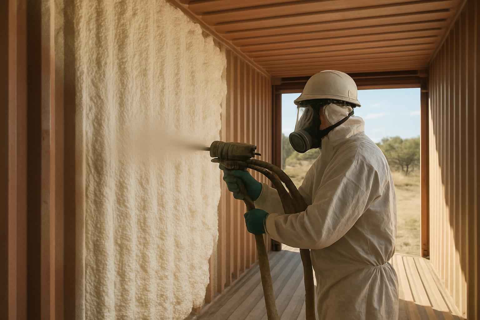 Container Wall Foam Service in Mason TX