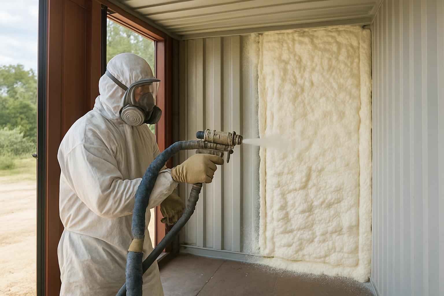 Container Wall Foam Service in Medina TX