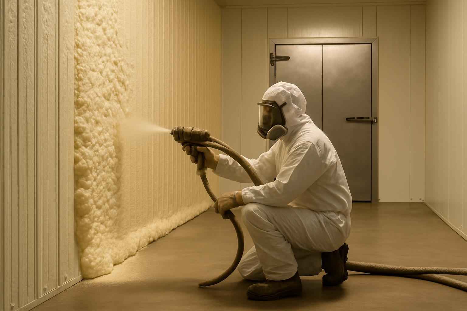 Cooler Freezer Foam Installation in Fischer TX