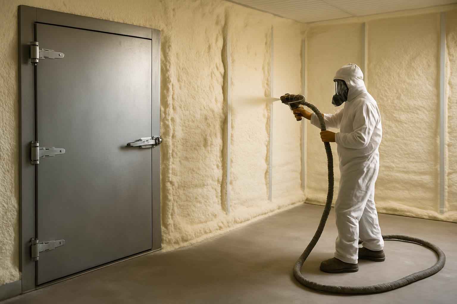 Cooler Freezer Foam Installation in Marble Falls TX