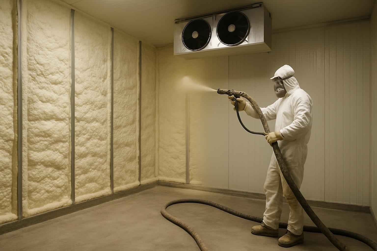 Cooler Freezer Foam Installation in Mason TX