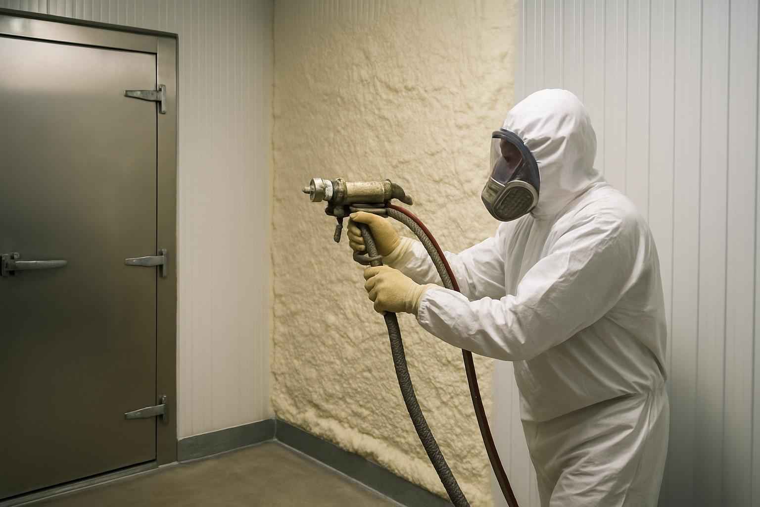 Cooler Freezer Foam Installation in Pipe Creek TX