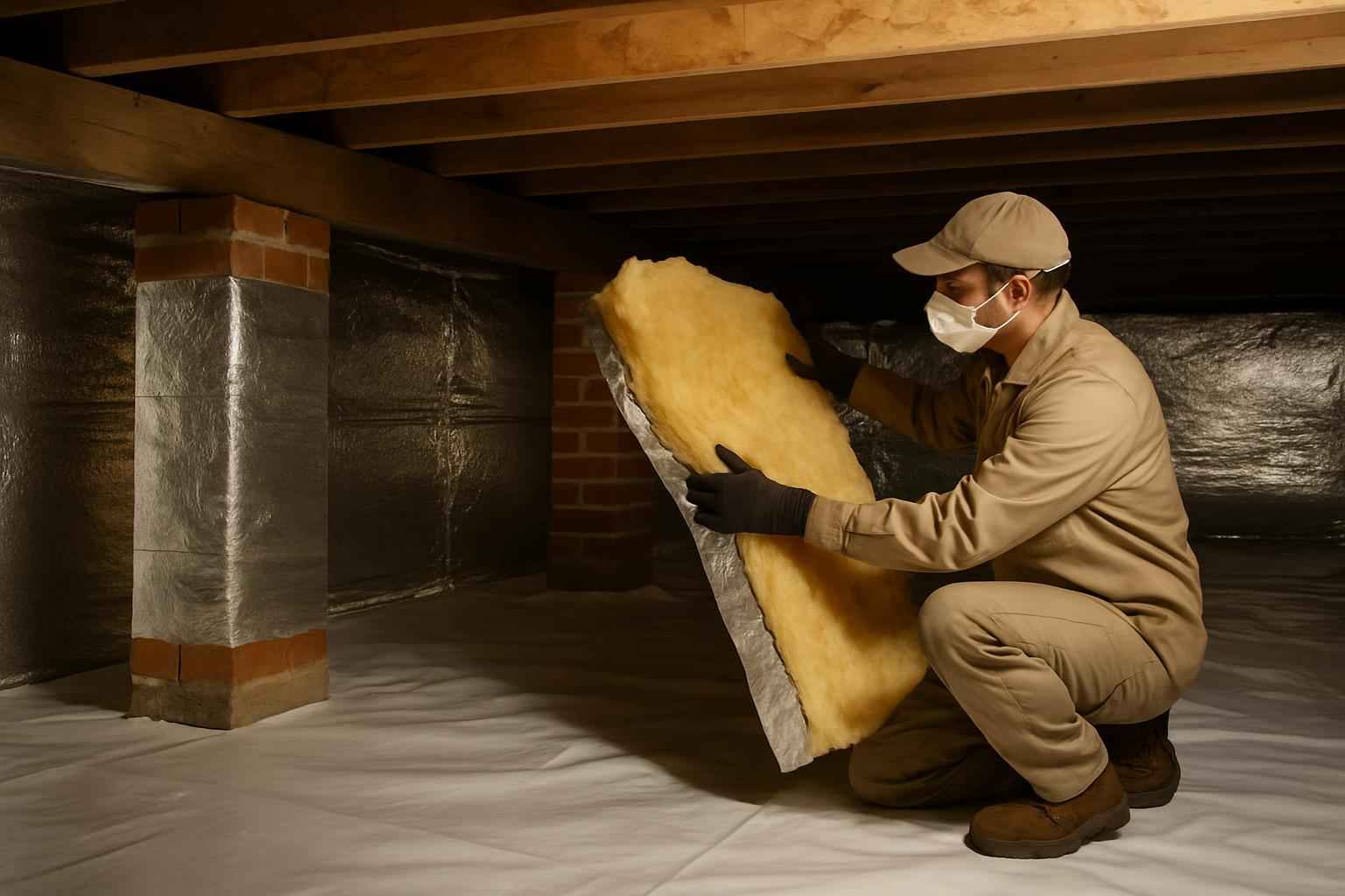 Crawl Space Insulation Repair in Burnet TX