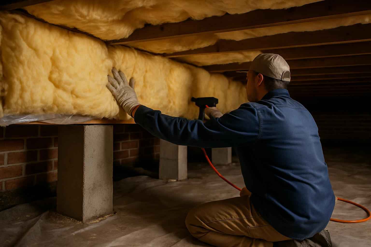 Crawl Space Insulation Repair in Mason TX