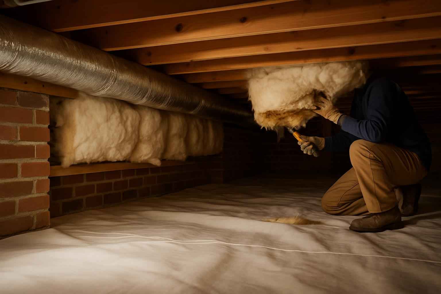 Crawl Space Insulation Repair Near Pipe Creek TX