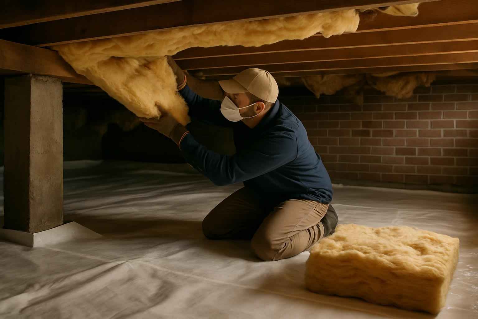 Crawl Space Insulation Replacement in Burnet TX