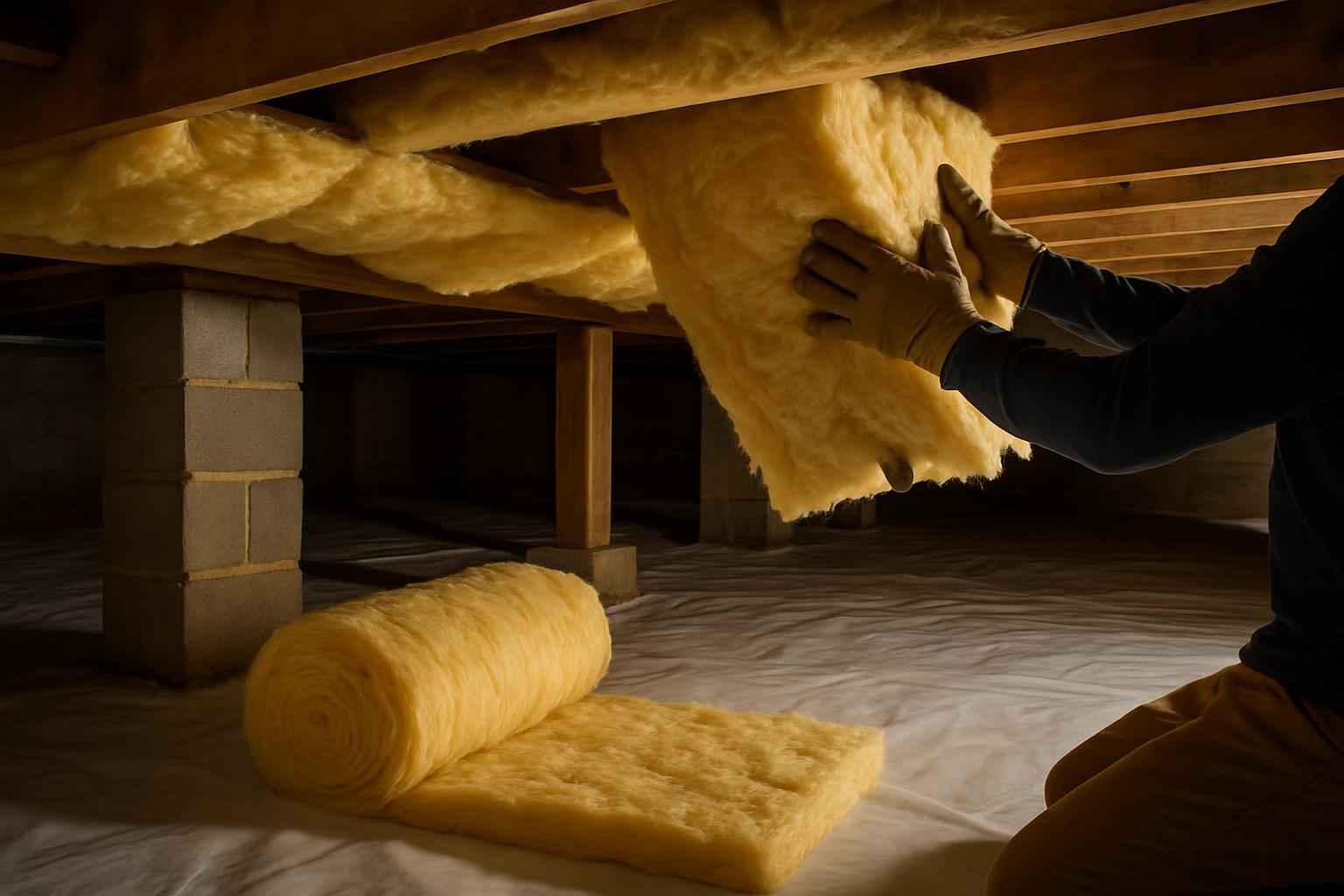 Crawl Space Insulation Replacement in Marble Falls TX
