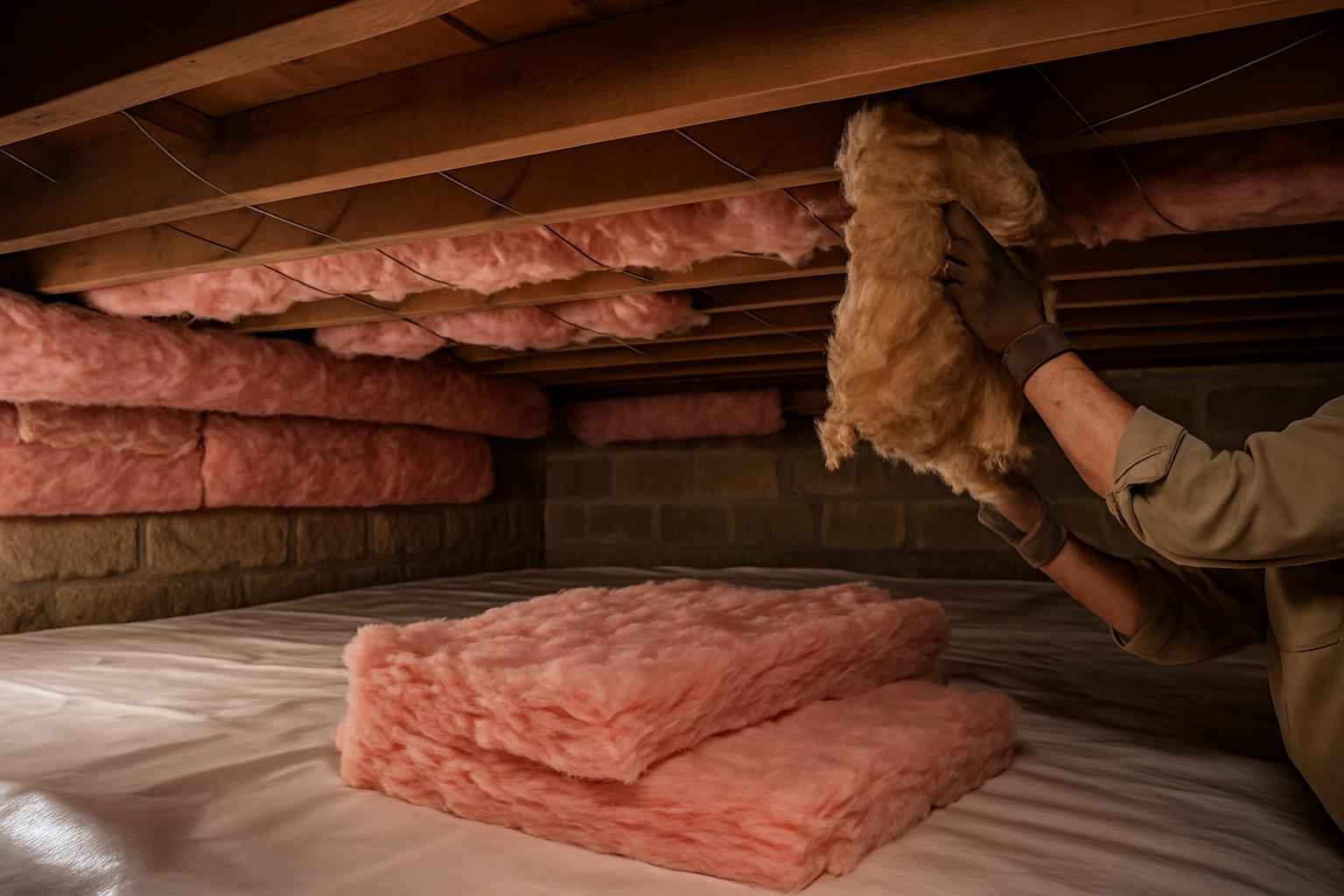 Crawl Space Insulation Replacement in Mason TX