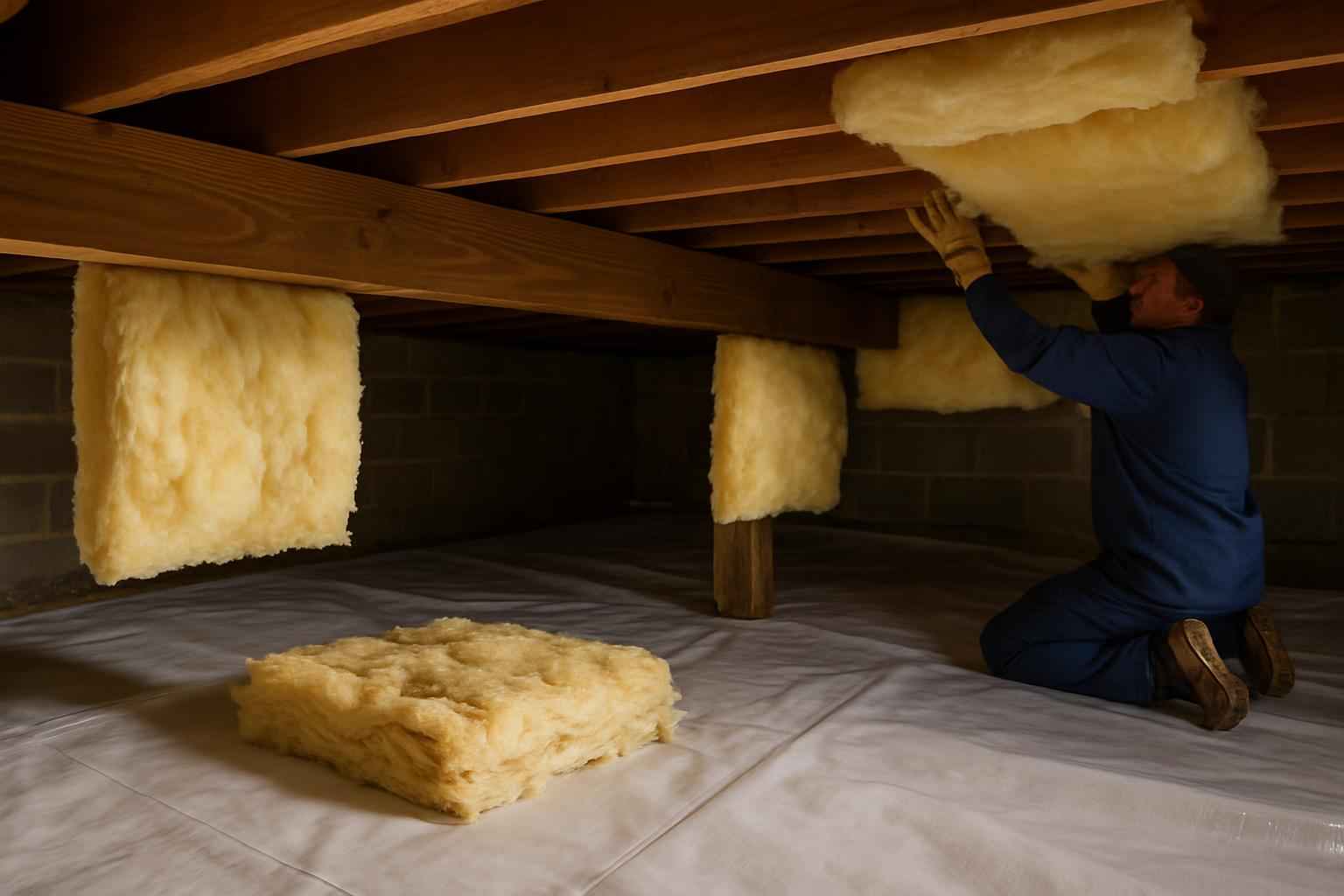 Crawl Space Insulation Replacement in Pipe Creek TX