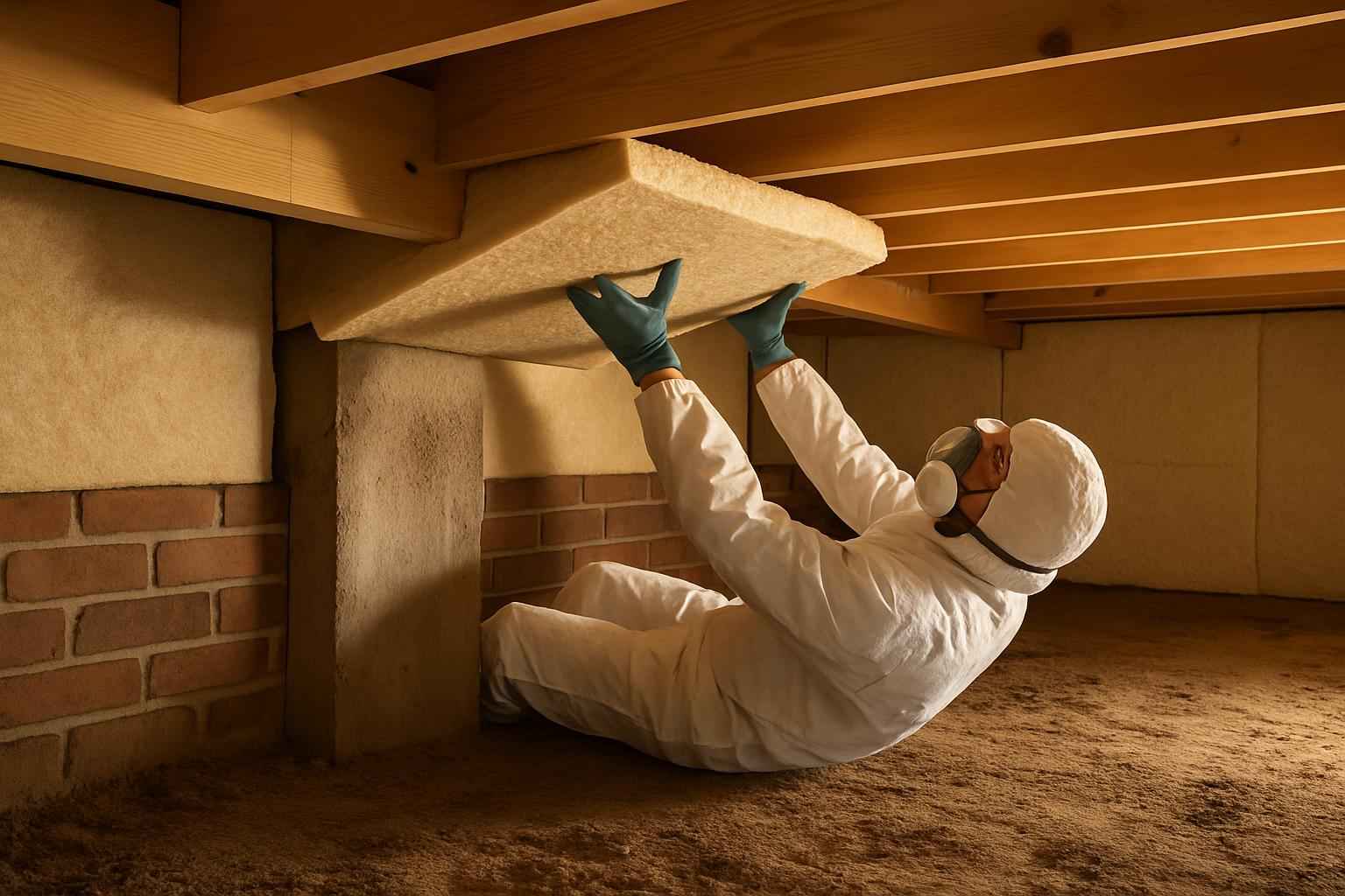 Crawl Space Foam Insulation Retrofit in Burnet TX