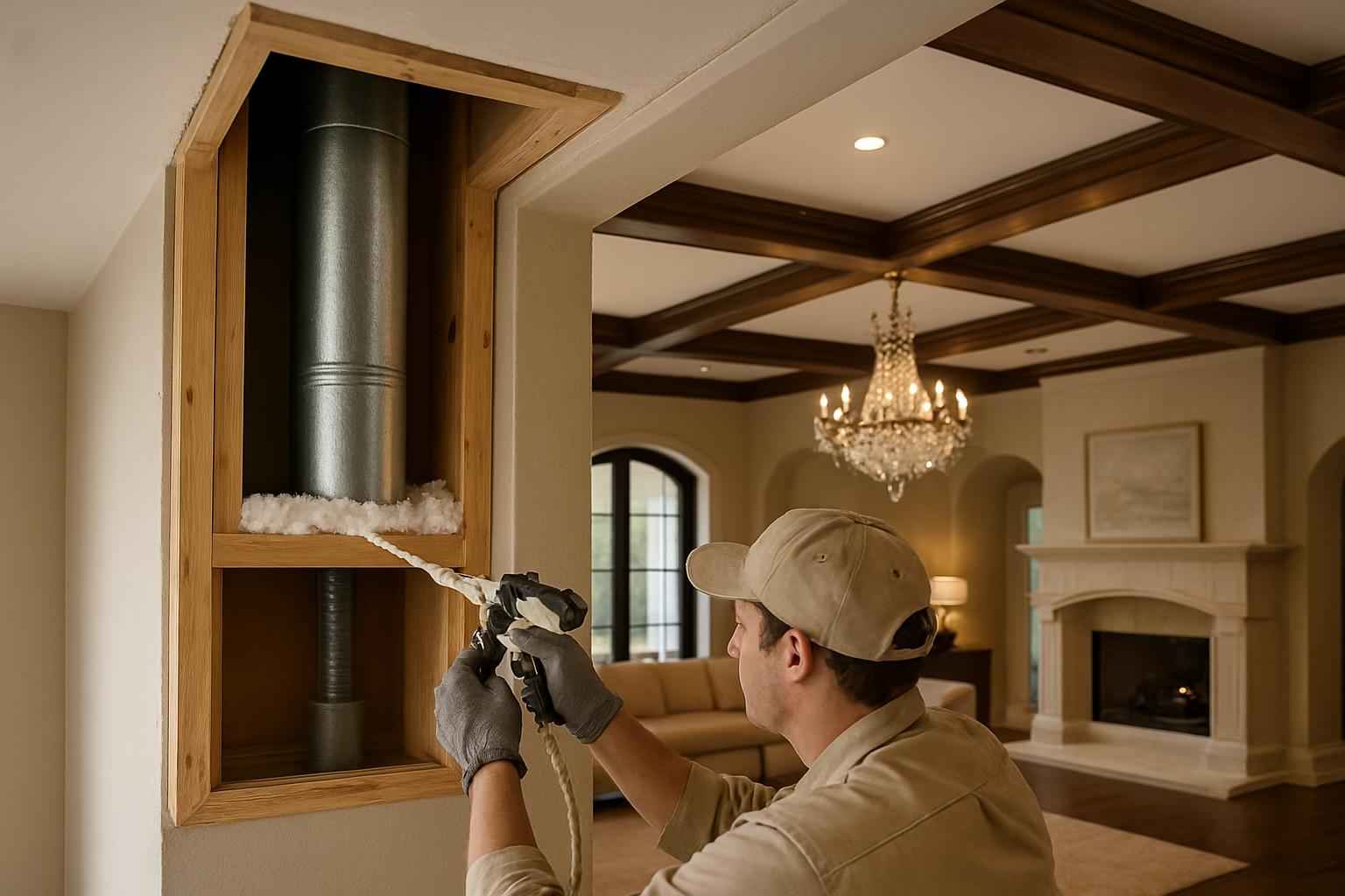 Duct Chase Air Seal Service in Burnet TX