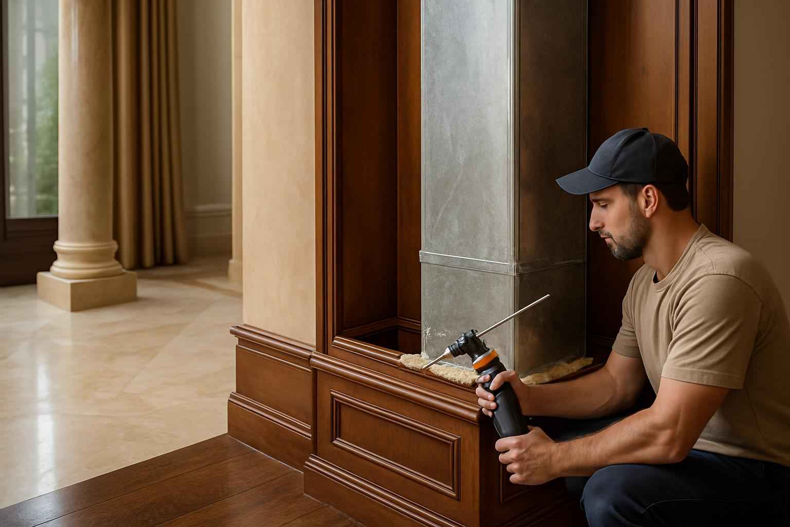 Duct Chase Air Seal Service in Cottonwood Shores TX