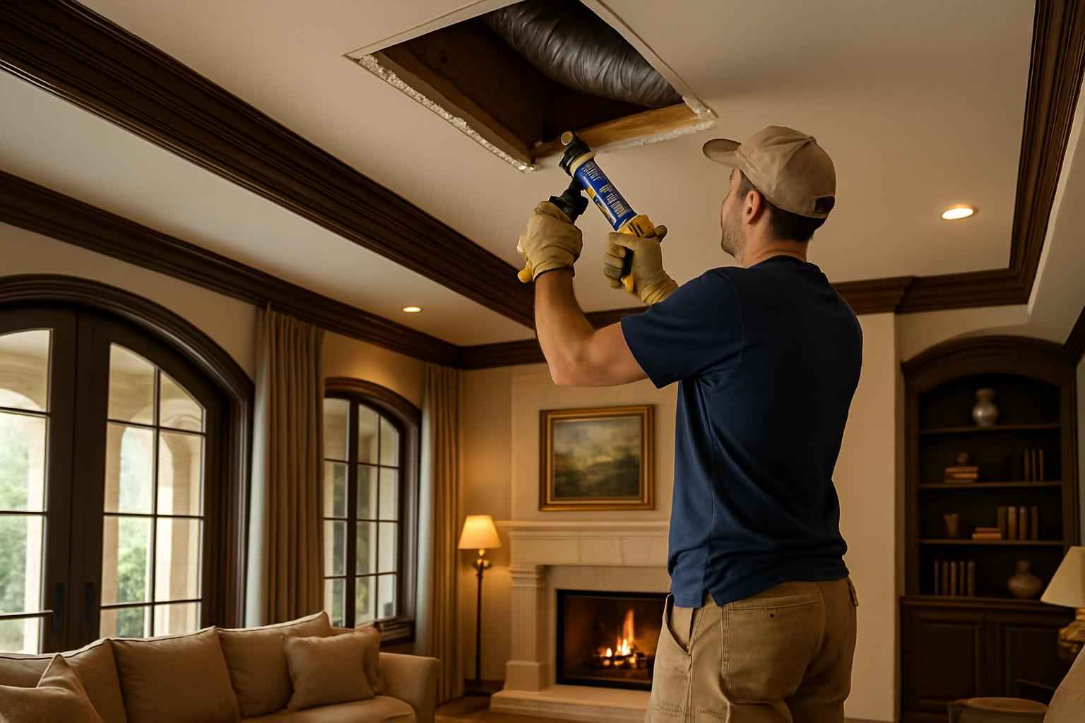 Duct Chase Air Seal Service in Fischer TX