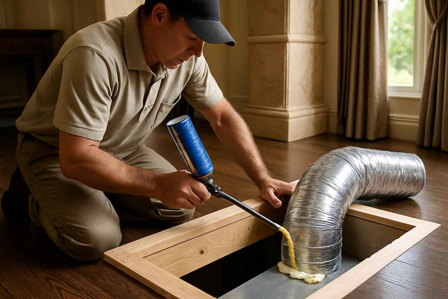 Duct Chase Air Seal Service in Medina TX