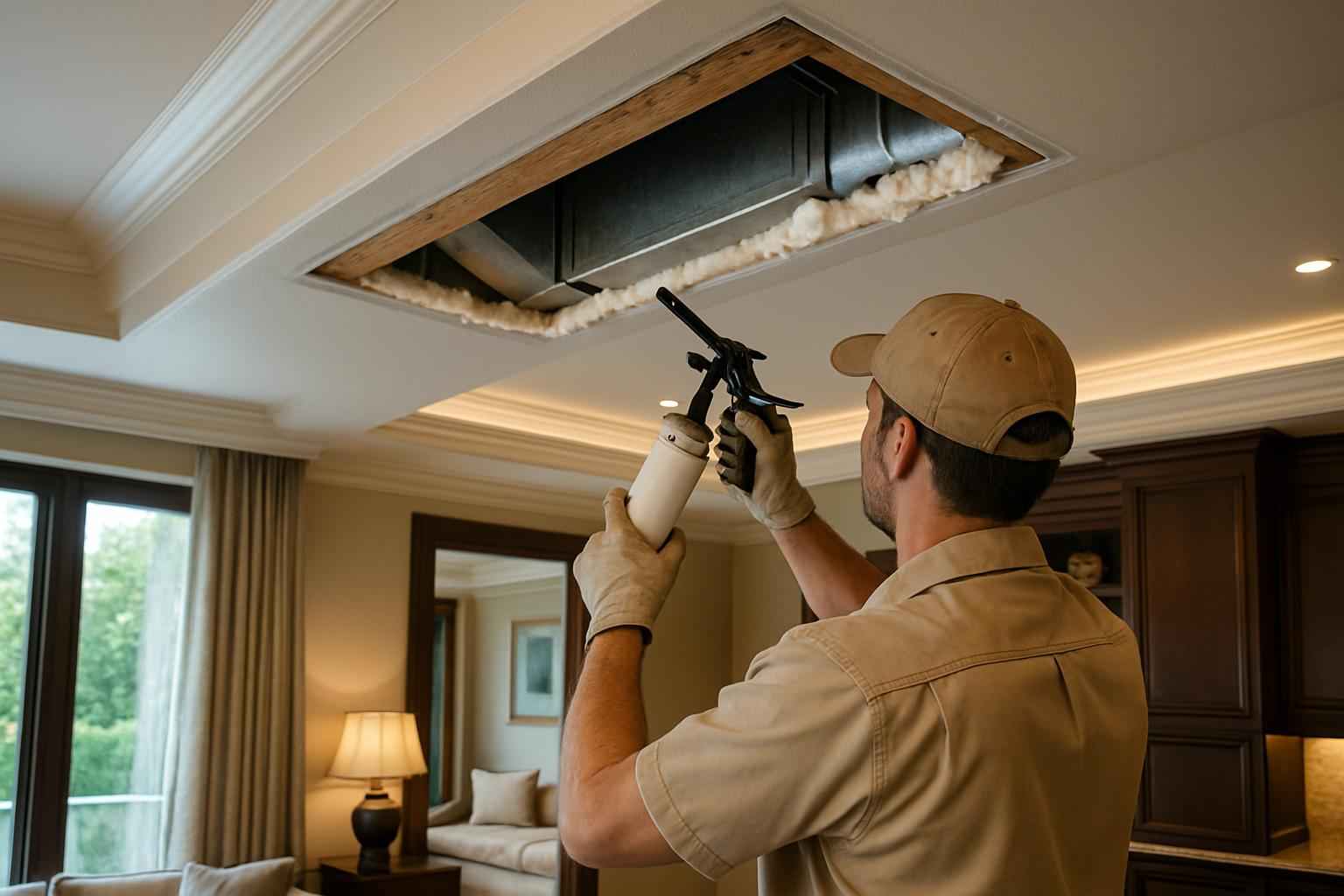 Duct Chase Air Seal Service in Pontotoc TX