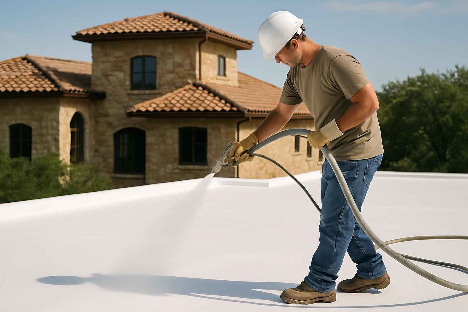 Elastomeric Recoat Service in Mason TX