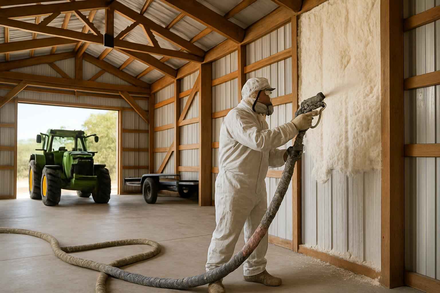 Equipment Barn Foam Installer in Fischer TX