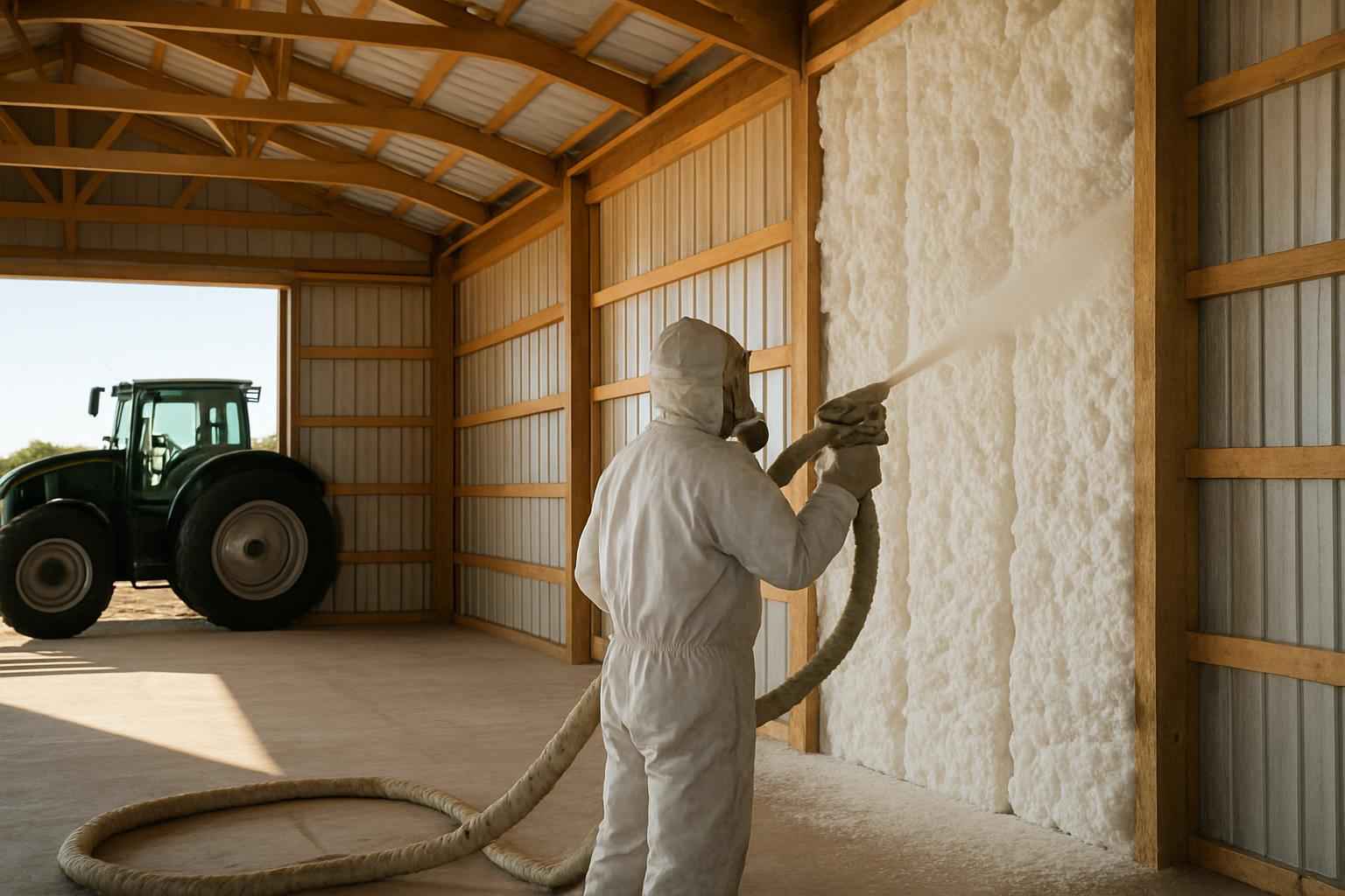 Equipment Barn Foam Installer in Mason TX