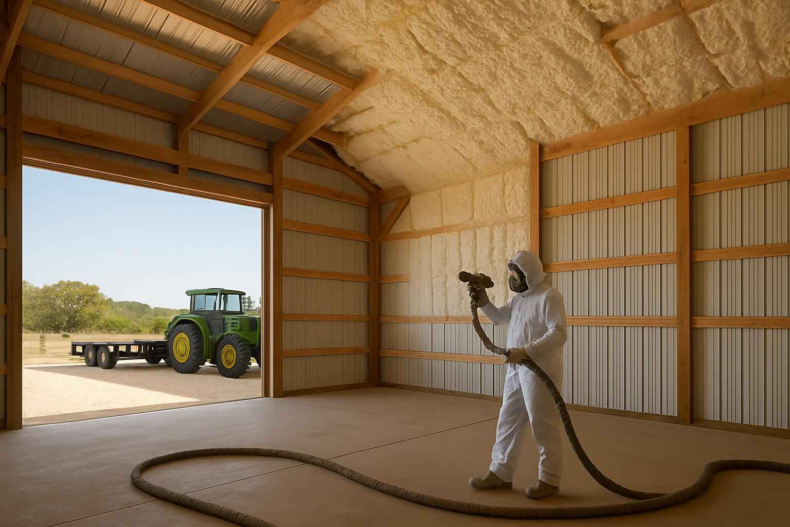 Equipment Barn Foam Installer in Pipe Creek TX