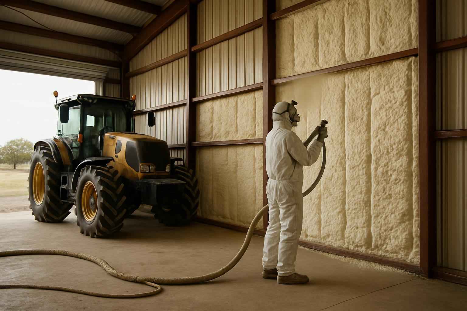 Equipment Barn Foam Installer in Pontotoc TX