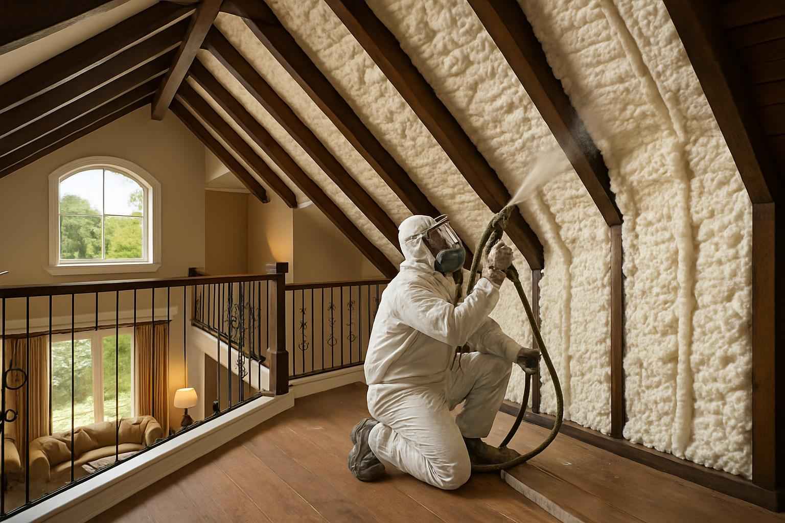 Existing Home Foam Upgrade in Burnet TX