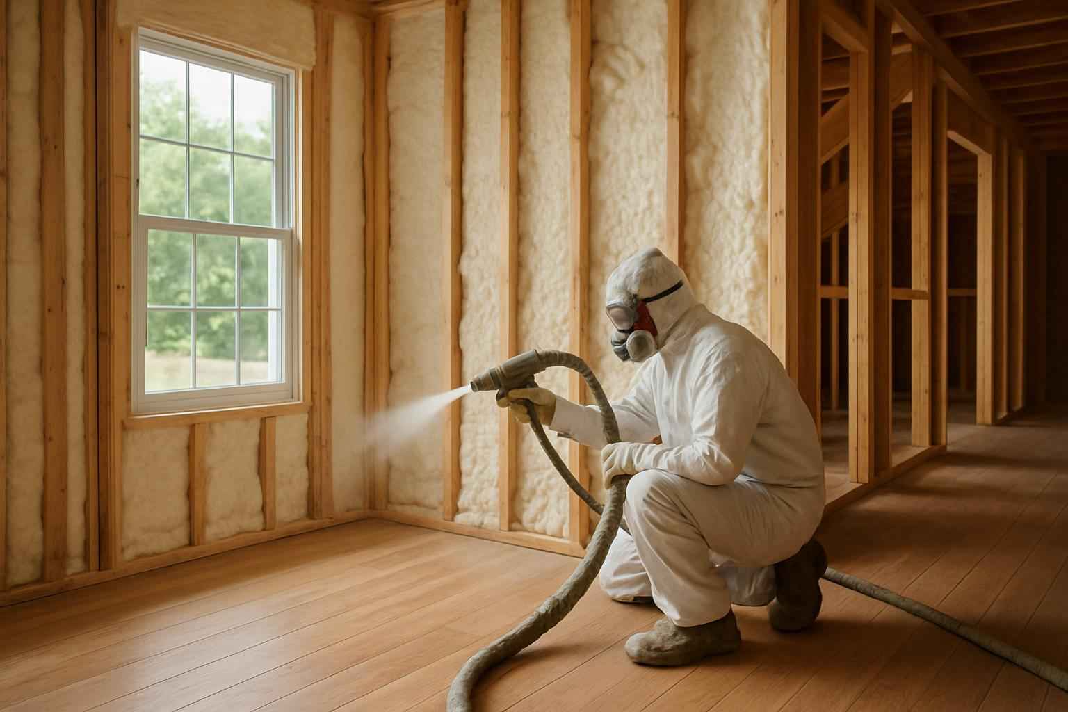 Existing Home Foam Upgrade in Marble Falls TX